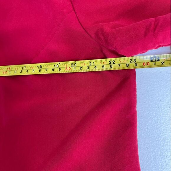 Vintage Crest McDonalds Uniform Shirt Womens Short Sleeve Red Button Down Medium - Picture 9 of 15